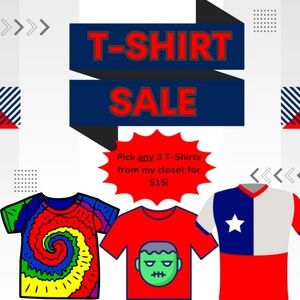 T-shirt Bundle Sale, Size Large